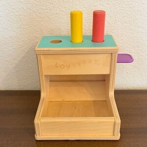 Lovevery Wooden Peg Drop Montessori Toy from the Thinker Playkit